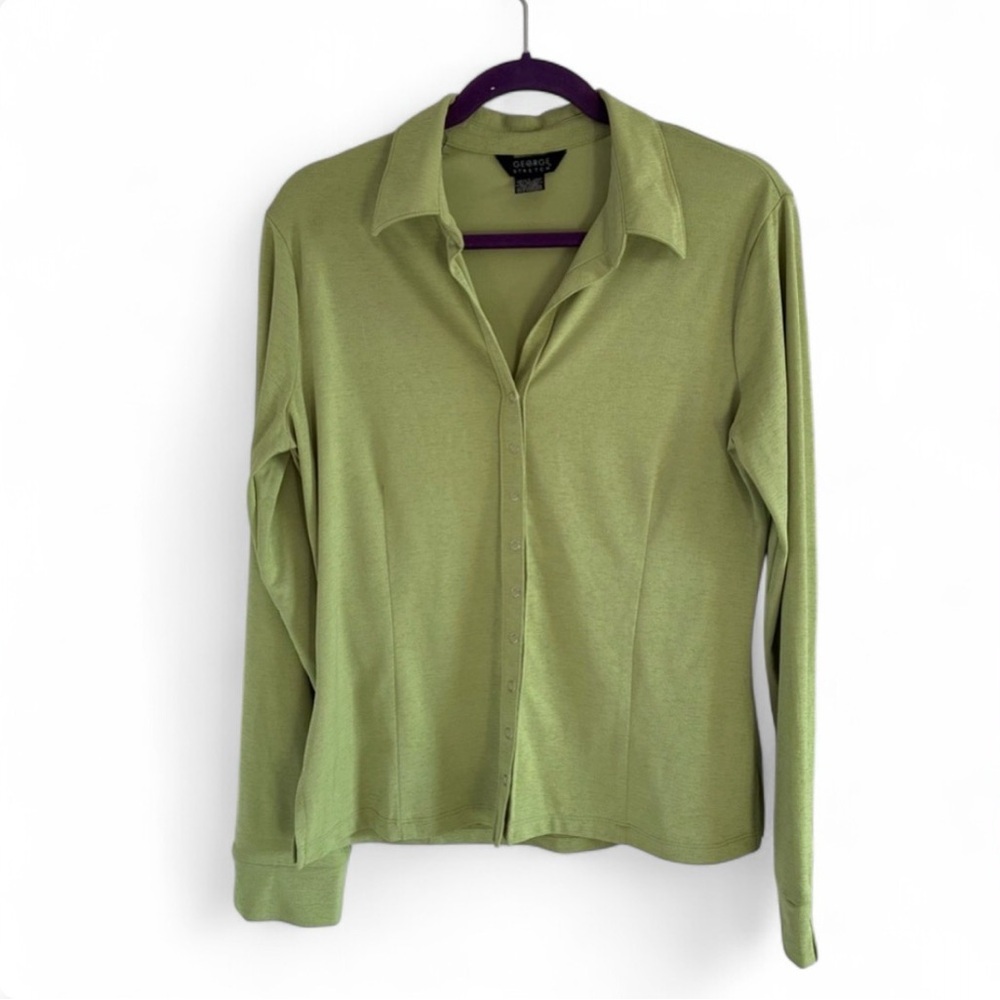 George Lime Green Button-Down Shirt